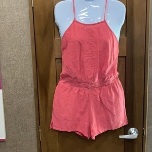Women’s XS Romper, spaghetti strap tie back